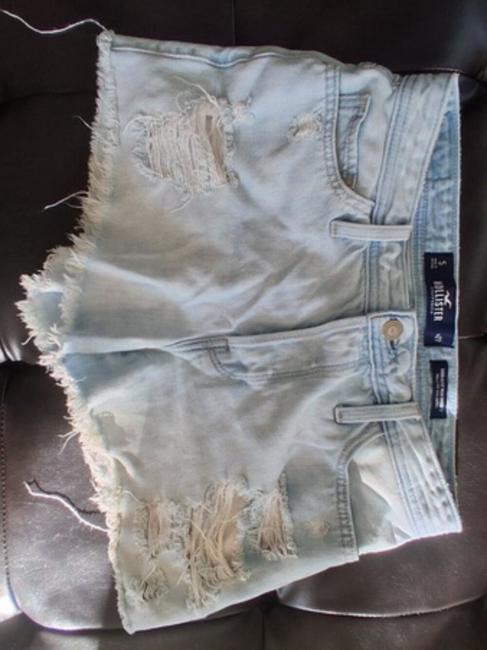 Hollister 5 w27 Light-washed Jean shorts